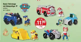 V Markt Paw patrol basic fahrzeuge mit welpenfigur Angebot