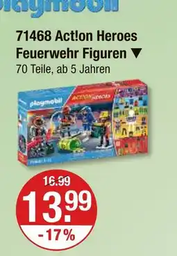 V Markt Playmobil 71468 action heroes feuerwehr figuren Angebot