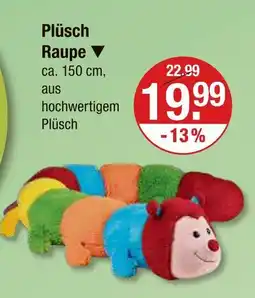 V Markt Plüsch raupe Angebot