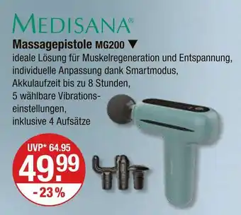 V Markt Medisana massagepistole mg200 Angebot