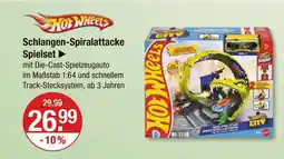 V Markt Hot wheels schlangen-spiralattacke spielset Angebot
