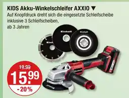 V Markt Einhell kids akku-winkelschleifer axxio Angebot