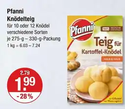 V Markt Pfanni knödelteig Angebot