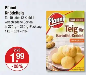 V Markt Pfanni knödelteig Angebot