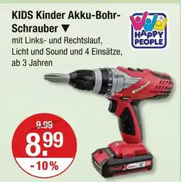V Markt Happy people kids kinder akku-bohr-schrauber Angebot