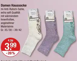 V Markt Damen haussocke Angebot