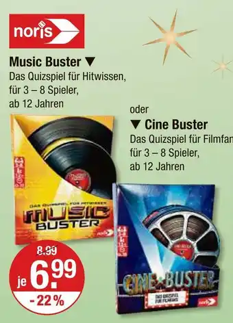 V Markt Noris music buster Angebot