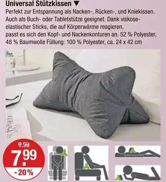 V Markt Universal stützkissen Angebot
