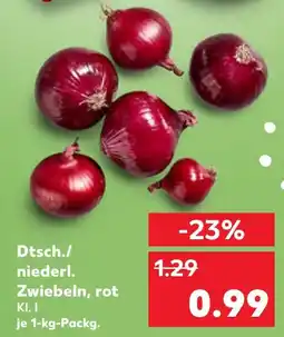Kaufland Dtsch./niederl. zwiebeln, rot Angebot