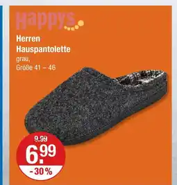 V Markt Happys herren hauspantolette Angebot