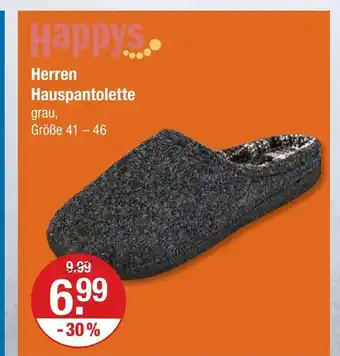 V Markt Happys herren hauspantolette Angebot