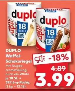 Kaufland Duplo waffel-schokoriegel mit nugatcremefüllung Angebot