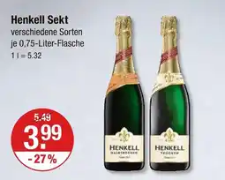 V Markt Henkell halbtrocken Angebot