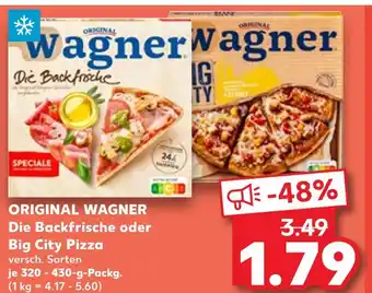 Kaufland Original wagner die backfrische pizza Angebot