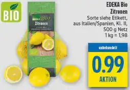 diska EDEKA Bio Zitronen Angebot