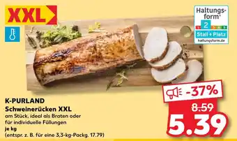 Kaufland K-purland schweinerücken xxl Angebot