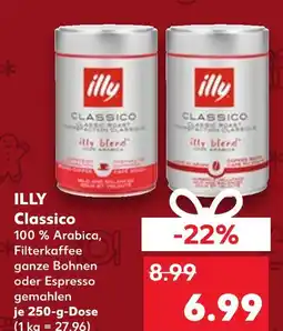 Kaufland Illy classico ganze bohnen Angebot