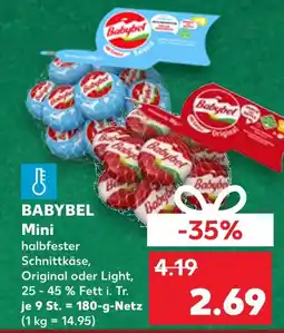 Kaufland Babybel mini original Angebot