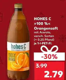 Kaufland Hohes c 100 % orangensaft Angebot