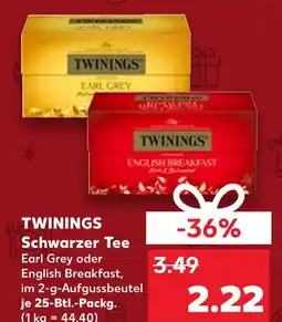 Kaufland Twinings earl grey Angebot