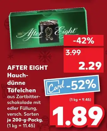 Kaufland After eight hauchdünne täfelchen Angebot