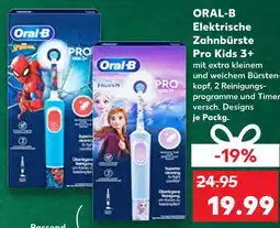 Kaufland Oral-b elektrische zahnbürste pro kids 3+ Angebot