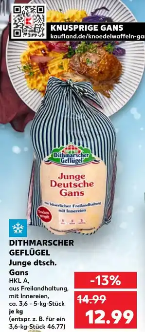 Kaufland Dithmarscher geflügel junge deutsche gans Angebot