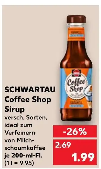 Kaufland Schwartau coffee shop sirup Angebot