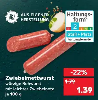 Kaufland Zwiebelmettwurst Angebot