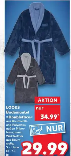 Kaufland Looks bademantel doubleface Angebot