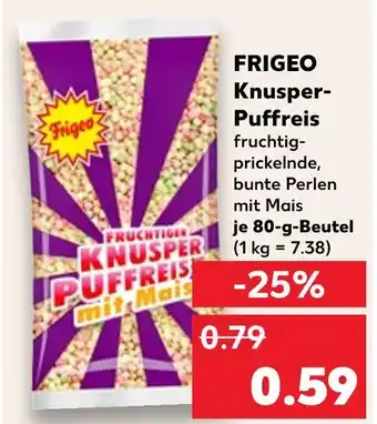 Kaufland Frigeo knusper-puffreis Angebot