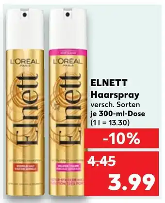 Kaufland L'oreal elnett haarspray Angebot