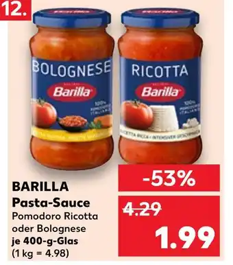 Kaufland Barilla pomodoro ricotta Angebot