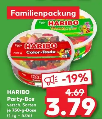 Kaufland Haribo color-rado party-box Angebot