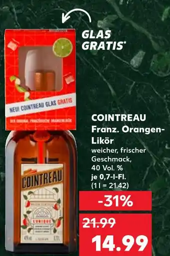 Kaufland Cointreau franz. orangen-likör Angebot