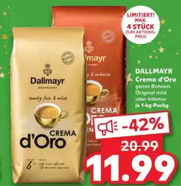 Kaufland Dallmayr crema d'oro original mild Angebot