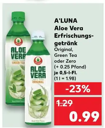 Kaufland A'luna aloe vera original Angebot