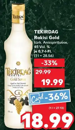Kaufland Tekirdag rakisi gold Angebot