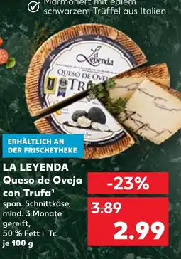 Kaufland La leyenda queso de oveja con trufa Angebot