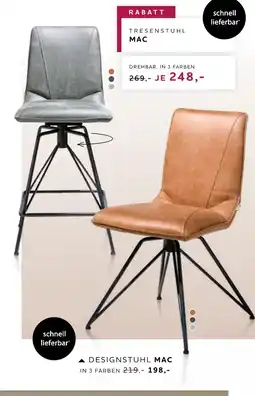 Möbel Inhofer Tresenstuhl mac Angebot