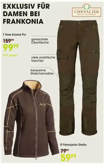 Frankonia Chevalier Fleecejacke Shelby Oder Hose Arizona Pro Angebot