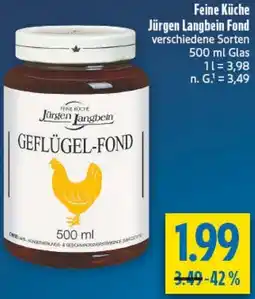 diska Feine Küche Jürgen Langbein Fond Angebot