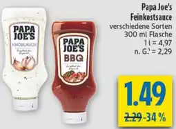 diska Papa Joe's Feinkostsauce Angebot