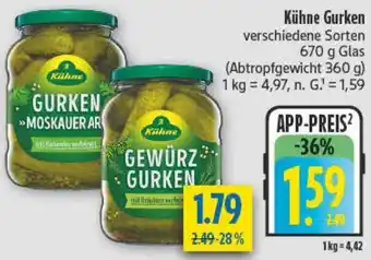 diska Kühne Gurken Angebot