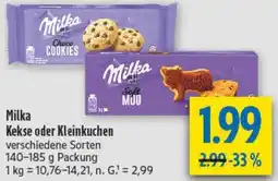 diska Milka Kekse oder Kleinkuchen Angebot