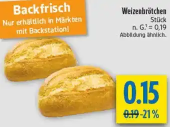 diska Weizenbrötchen Angebot