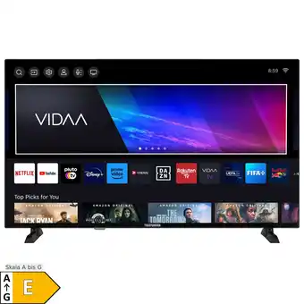 Netto Marken-Discount Telefunken QU50VP750S Fernseher 50 Zoll QLED Smart TV / VIDAA 4K UHD, HDR Dolby Vision, HD+ 6 Monate Angebot