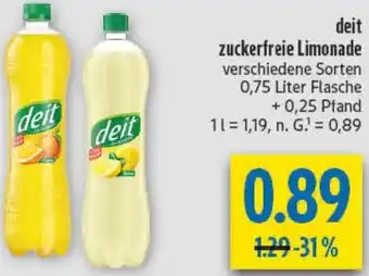 diska deit zuckerfreie Limonade Angebot