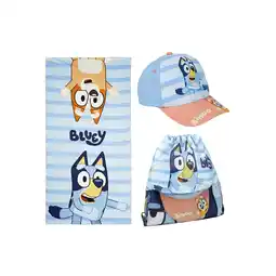 Netto Marken-Discount Bluey Kinder Strand-Set Strandtuch + Kappe + Turnbeutel Geschenkset Angebot