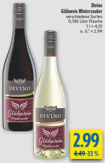 diska Divino Glühwein Winterzauber Angebot